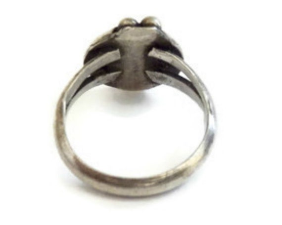 Native American Style Turquoise Ring Vintage Delicate Etsy