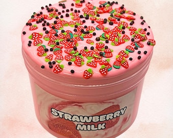 ❤MILKSLIME❤ Milk Slime, Unscented Slime, Homemade Glossy Butter Slime, Neutral