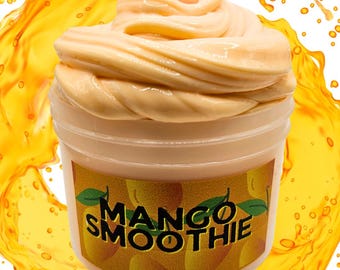 Mango Smoothie Butter Slime, Mango Scented, Butter Slime, Neutral Gifts for Kids, Stress-relieving Gifts for Adult
