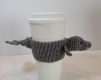 Crochet Dolphin Cup Cozy