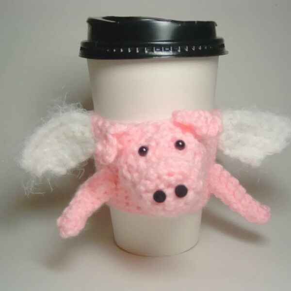 Flying Pig Cup Cozy
