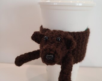 Brown Bear Cup Cozy