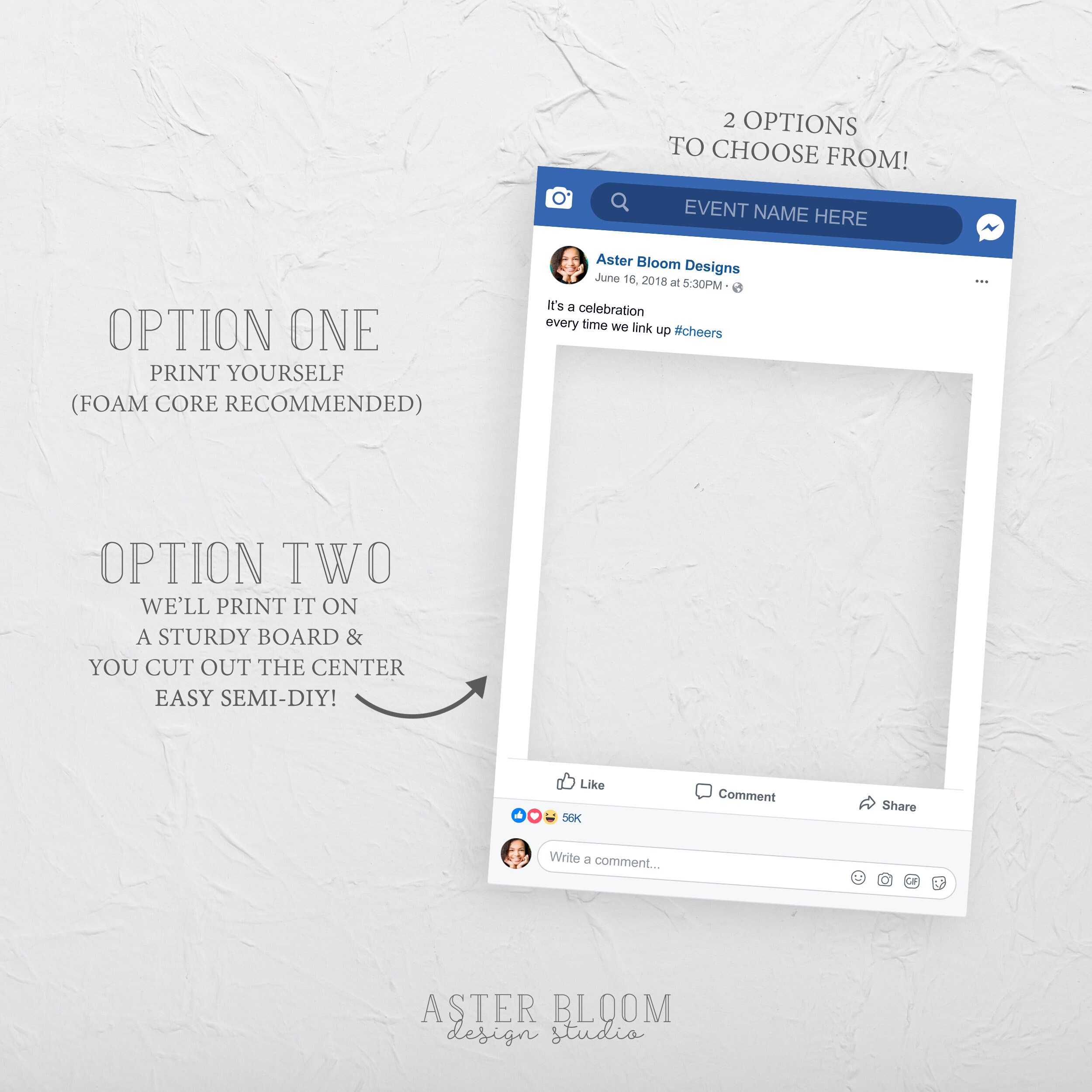 Facebook Frame Digital Photobooth Frame Facebook Photo Etsy Australia