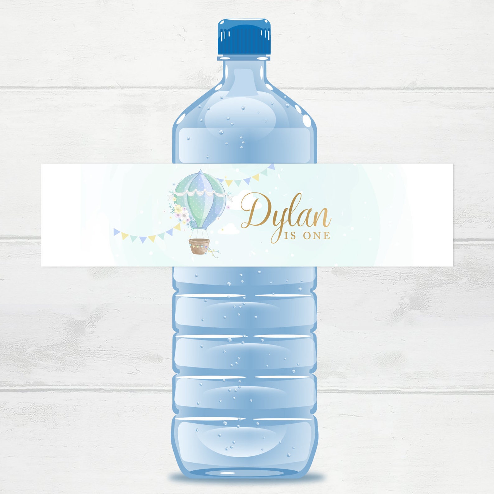 Hot Air Balloon Water Bottle Labels up up & Away Water Labels Etsy