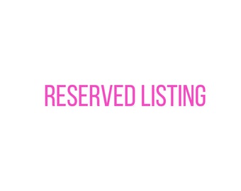 Reserved Listing