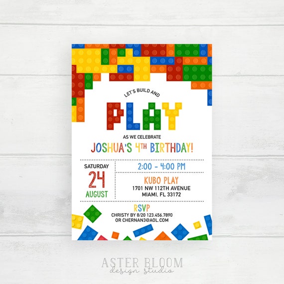 building blocks birthday