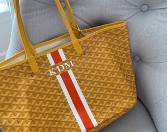 goyard bag with initials