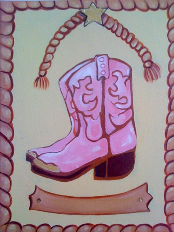 canvas cowboy boots