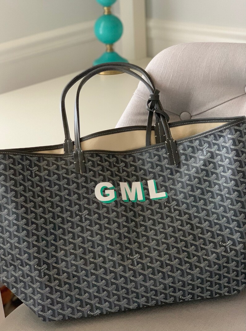 3 Block 3D Initial Tote Service Clients MUST PROVIDE TOTE Etsy