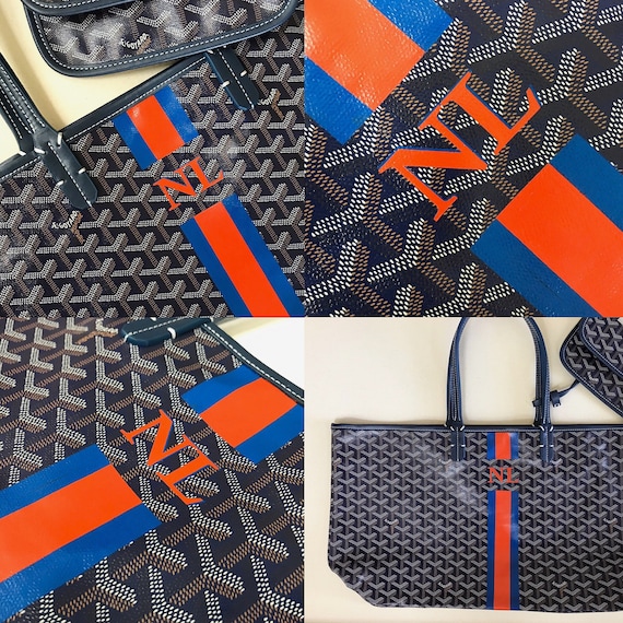 painted goyard bag