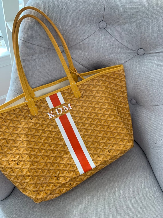 monogrammed leather tote bolsas