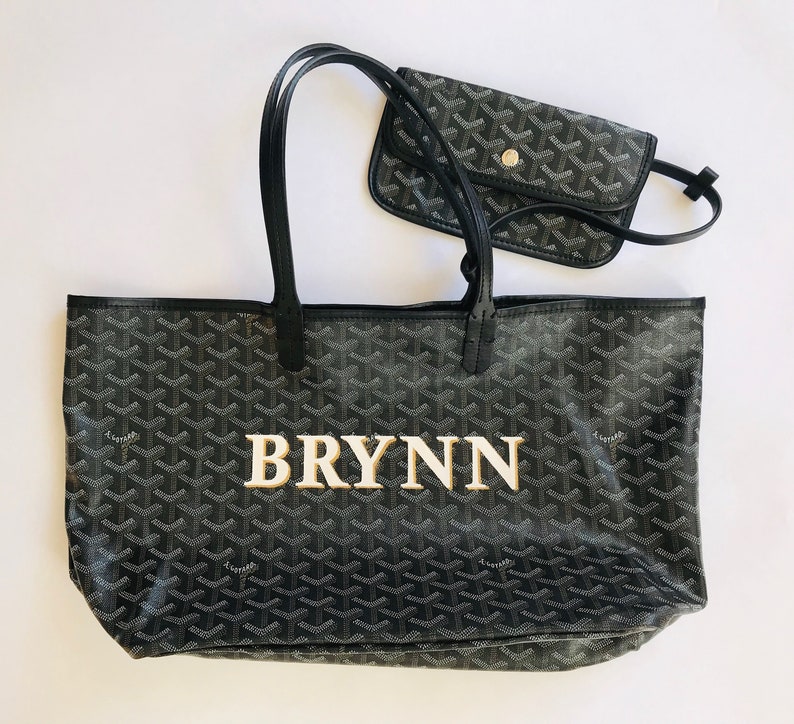 Name Personalized Tote Service Designer Personalized Purse Etsy