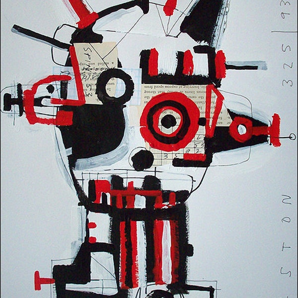 FUTURA 72 . original abstract face painting / ELSTON