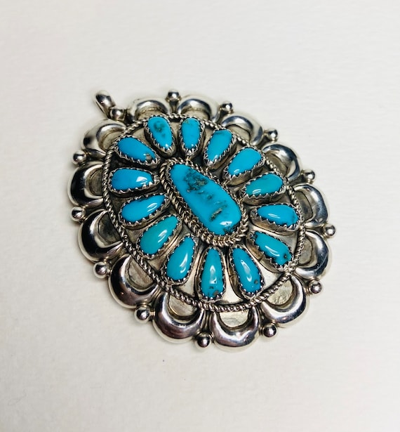 Astonishing Native American Navajo Turquoise Sterling Silver Bolo Signed Tommy Lowe Astonishing Native American Navajo Turquoise Sterling Silver Bolo Signed Tommy Lowe