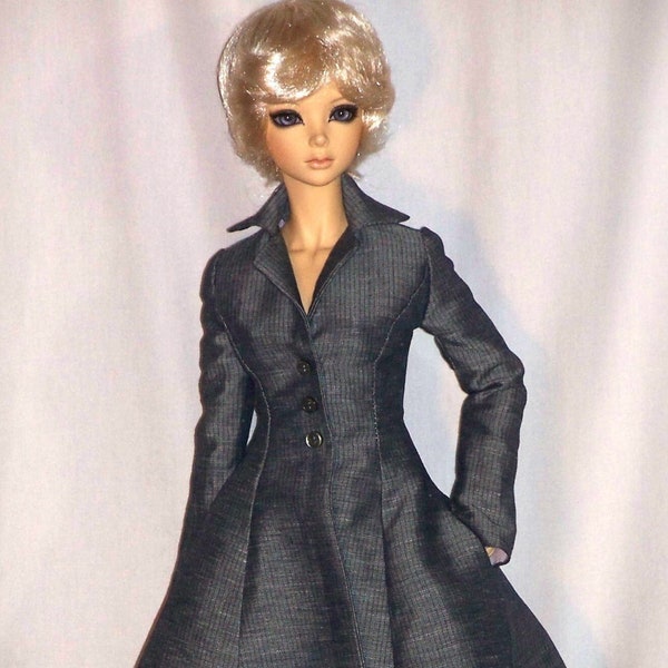 Granit* Long manteau en lin pour BJD nYID Iplehouse