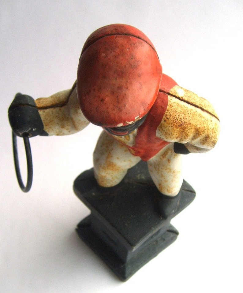 Black Americana. Cast Iron Lawn Jockey Ornament Etsy