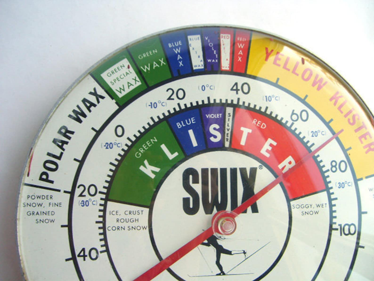 Swix Snow Skiing Waxing Thermometer Wall Hanging Etsy