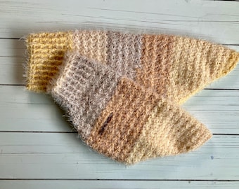 Handmade fuzzy Butterscotch  dog sweater hand crotchet luxury pet sweater-Gifts for Pets