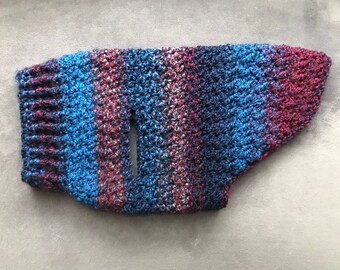 Handmade Rook Dog Sweater, hand crotchet luxury pet sweater