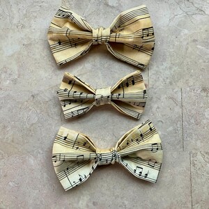 Papillon per animali domestici con nota musicale All that Jazz fatto a mano