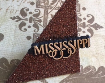 Vintage Mississippi State Pendant