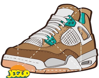 Illustration vectorielle de chaussures baskets classiques