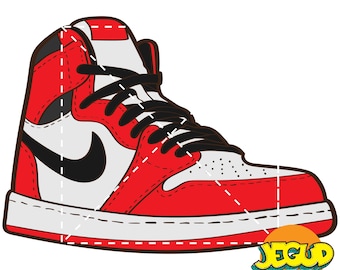 Illustration vectorielle de chaussures baskets classiques