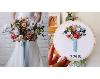 Cotton Anniversary Gift for Her. Second Anniversary Gift. Wedding Bouquet Keepsake Replica Support Chinese AAPI Artists KimArt Designs