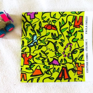 Couture Comix  by designer/artist Paula Sweet. These cartoons appear weekly in Lucire, global fashion magazine.
