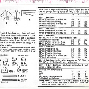 Close Out/ BOGO 1960s Simplicity 3742 Misses Pullover Tops Sleeveless or Short Sleeves Vintage Sewing Pattern Size 12 Bust 32 UNCUT image 2