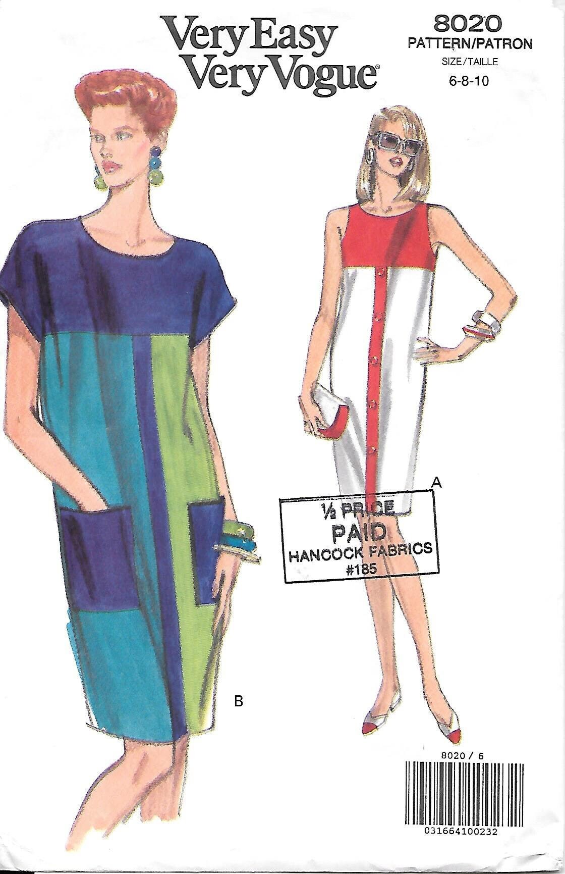 90s color block dress Pink/Madarin Color Block Dress