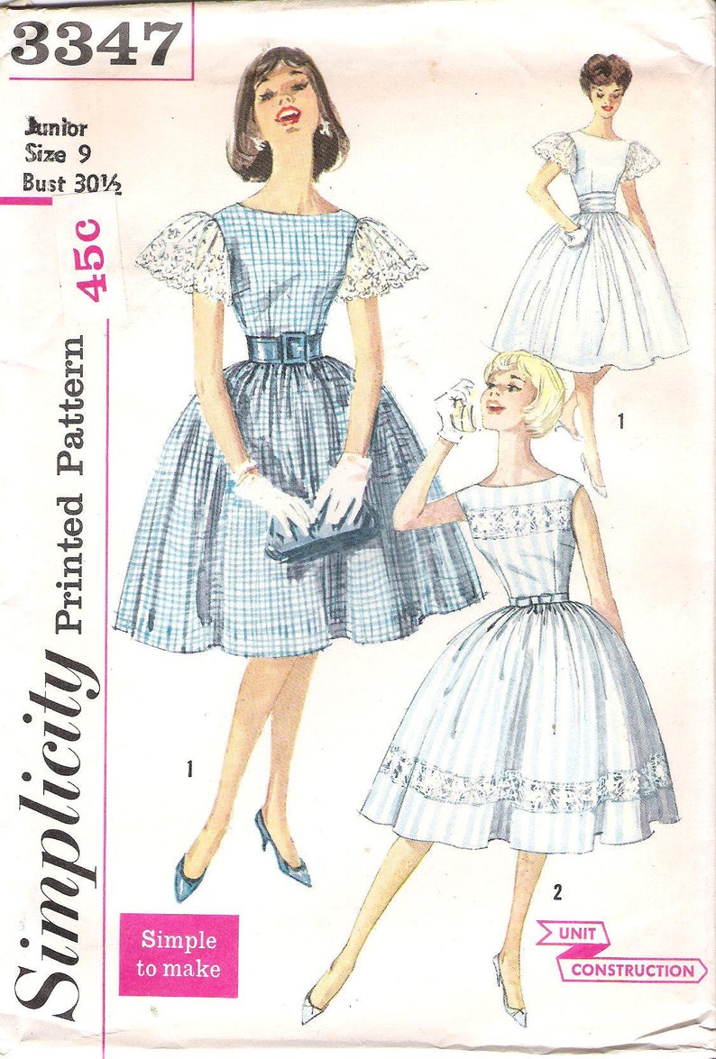 Simplicity 8246 1960 Vintage Styled Dress And Coat