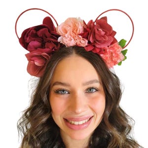 Piglet Mickey Ears: Winnie the Pooh Floral Headband