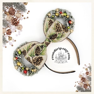 California Grand Mickey Ears | Christmas Mickey Ears | Holiday Minnie Ears