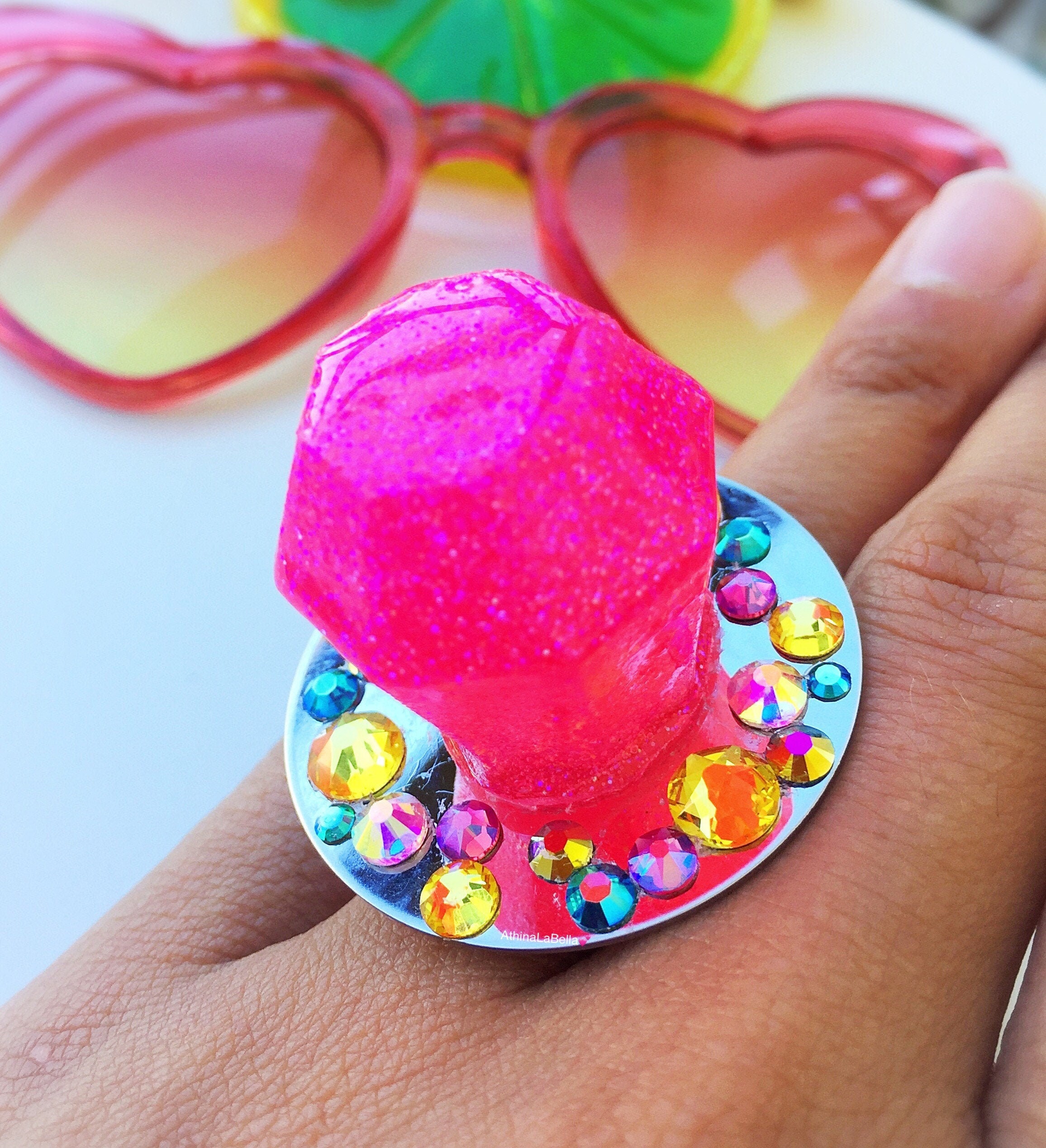 Ring Pop Ring Engagement Ring Kid Core Candy Ring Candy Etsy