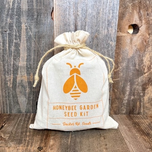 Honey Bee Garden Seed Kit, grow kit, garden kit, indoor garden kit, pollinator garden, seed starting kit