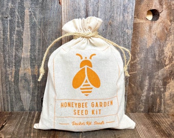 Honey Bee Garden Seed Kit, grow kit, garden kit, indoor garden kit, pollinator garden, seed starting kit