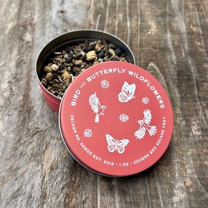 Bird & Butterfly Wildflower Seeds 1 oz, 4 oz, 8 oz., wildflower seeds, bulk wildflower seeds, wildflower seed mix, pollinator gardening