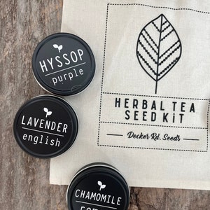 Kit de semillas de jardín de té de hierbas imagen 5