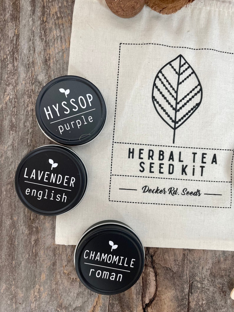 Kit de semillas de jardín de té de hierbas imagen 5