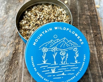 Mountain Wildflower Seeds, Bulk Wildflower Seeds, Wildflower Mix, High Altitude Gardening, Wildflower Seeds