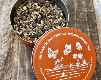 Monarch Butterfly Wildflower Seeds, butterfly garden seeds, bulk wildflower seeds, garden gifts