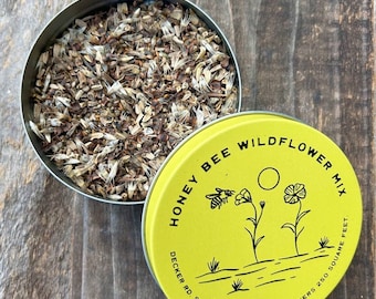 Honey Bee Wildflower Seeds, organic wildflower seeds, bulk wildflower seeds, pollinator garden seed
