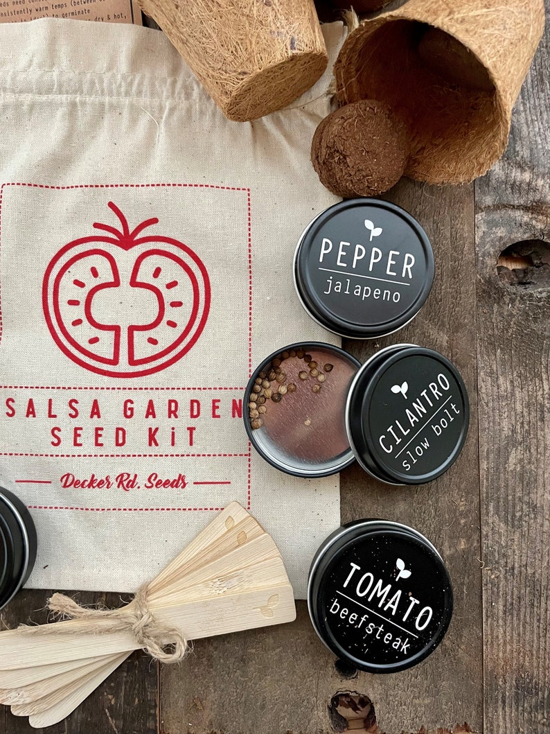 Salsa Garden Seed Kit, Salsa Garden Seeds, Salsa Garden Kit, Seed Kit, Gifts for Gardeners image 3