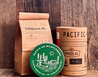 Pacific NW Wildflower Seeds, Regional Wildflower Mix, USA Grown