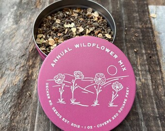 Annual Wildflower Seeds 1 oz., 4 oz., 8 oz., wildflower seeds, organic wildflower seeds, bulk wildflower seeds