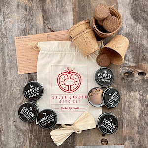 Salsa Garden Seed Kit, Salsa Garden Seeds, Salsa Garden Kit, Seed Kit, Gifts for Gardeners