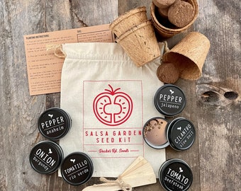 Salsa Garden Seed Kit, Salsa Garden Seeds, Salsa Garden Kit, Seed Kit, Gifts for Gardeners