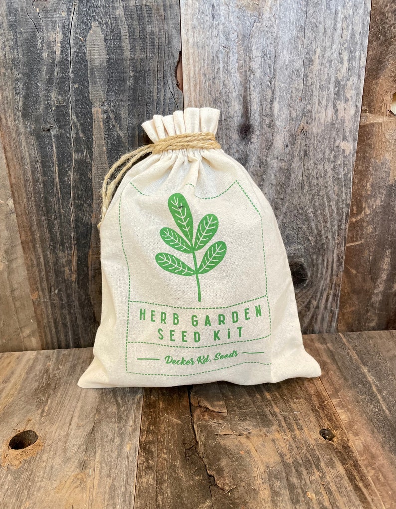 Herb Garden Seed Kit, herb garden kit, indoor herb garden image 2