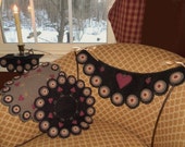 Heartstrings Penny Rug Candle Mat, Chair Swag Windowsill Mat DIGITAL PATTERN